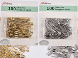 Curved Safety Pins 100 in the pack Different sizes - Gkstitches