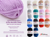 4 Ply Acrylic Yarn - Gkstitches