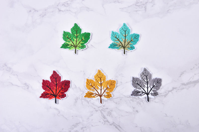Leaf Pattern (1 Pieces Pack) Iron on , Sew on, Embroidered patches. - Gkstitches