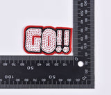 Go Sequin embroidery iron on patches ( 1 piece per pack) - Gkstitches