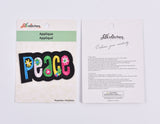 Peace Embroidery Iron on Patch - Gkstitches