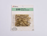Curved Safety Pins 100 in the pack Different sizes - Gkstitches