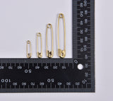 Curved Safety Pins 100 in the pack Different sizes - Gkstitches