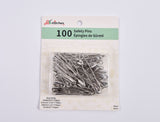 Curved Safety Pins 100 in the pack Different sizes - Gkstitches