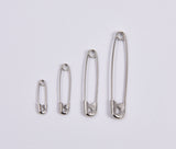 Curved Safety Pins 100 in the pack Different sizes - Gkstitches