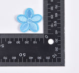 Floral pattern embroidery iron on patch - Gkstitches