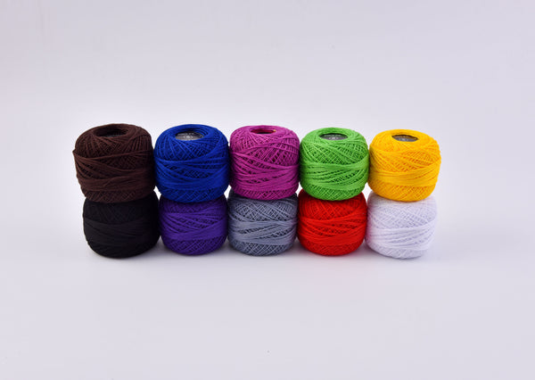 100% Cotton Embroidery Thread Pack - Gkstitches