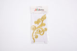 Golden and Silver Embroidery High Quality patch on Iron (1 Piece per Pack) - Gkstitches