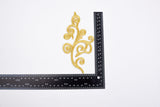 Golden and Silver Embroidery High Quality patch on Iron (1 Piece per Pack) - Gkstitches