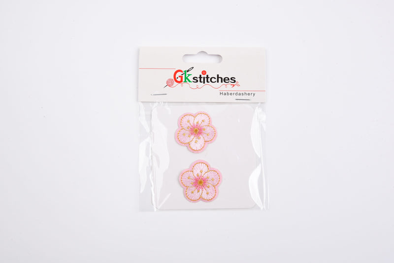Flower Patch ( 2 pcs per pack) GK-77 - Gkstitches