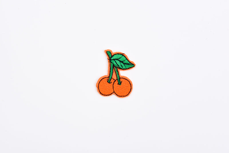 Cherry High-quality Patch (2 Pieces Pack) Sew on, Embroidered patches. - Gkstitches