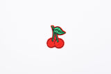 Cherry High-quality Patch (2 Pieces Pack) Sew on, Embroidered patches. - Gkstitches