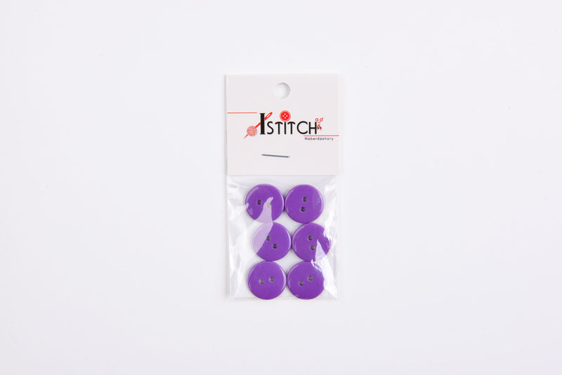 One color Two Hole Buttons pack - Gkstitches