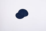 Solid Denim Cap Patch (2 Pieces Pack) Iron on , Sew on, Embroidered patches. - Gkstitches