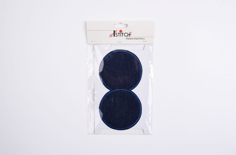 Denim Patches Patch (2 Pieces Pack) Iron on , Sew on, Embroidered patches. - GK 84 - Gkstitches