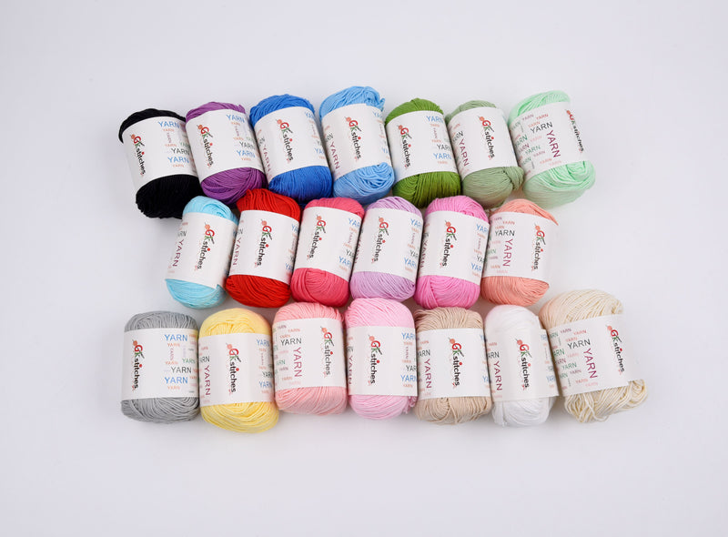 8 Ply Cotton Yarn - Gkstitches