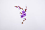 Cherry Blossom Patch (2 Pieces Pack) Iron on , Sew on, Embroidered patches. - Gkstitches