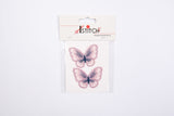 Butterfly Butterflies Mariposa High-quality Patch (2 Pieces Pack) Sew on, Embroidered patches. - GK- 18 - Gkstitches