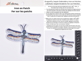 Dragonfly Sequin Embroidery Iron - Gkstitches