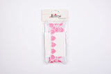 Pink and Red Hearts Crochet Lace Trim - GK- 14 - Gkstitches