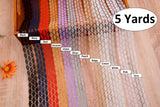 Thin Lace Fabric Ribbon Trim GK- 62 ( 5 Yards Pack) - Gkstitches