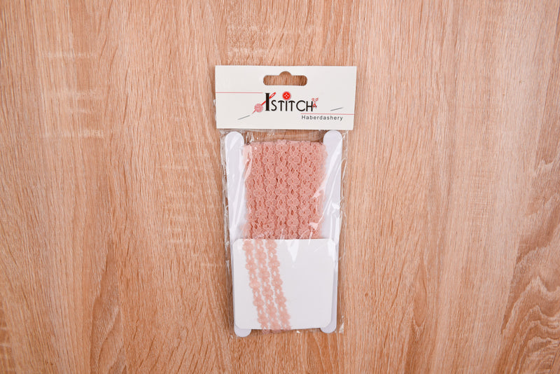 Thin Lace Fabric Ribbon Trim GK- 62 ( 5 Yards Pack) - Gkstitches