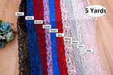 Thin Lace Fabric Ribbon Trim GK- 63 ( 5 Yards Pack) - Gkstitches