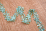 Multiple Flowers Crochet Lace Trim with Sequins and Beads - GK- 74 - Gkstitches