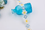 Daisy Flower Crochet Lace Trim - Gk - 8 - 2 Yards Pack - Gkstitches