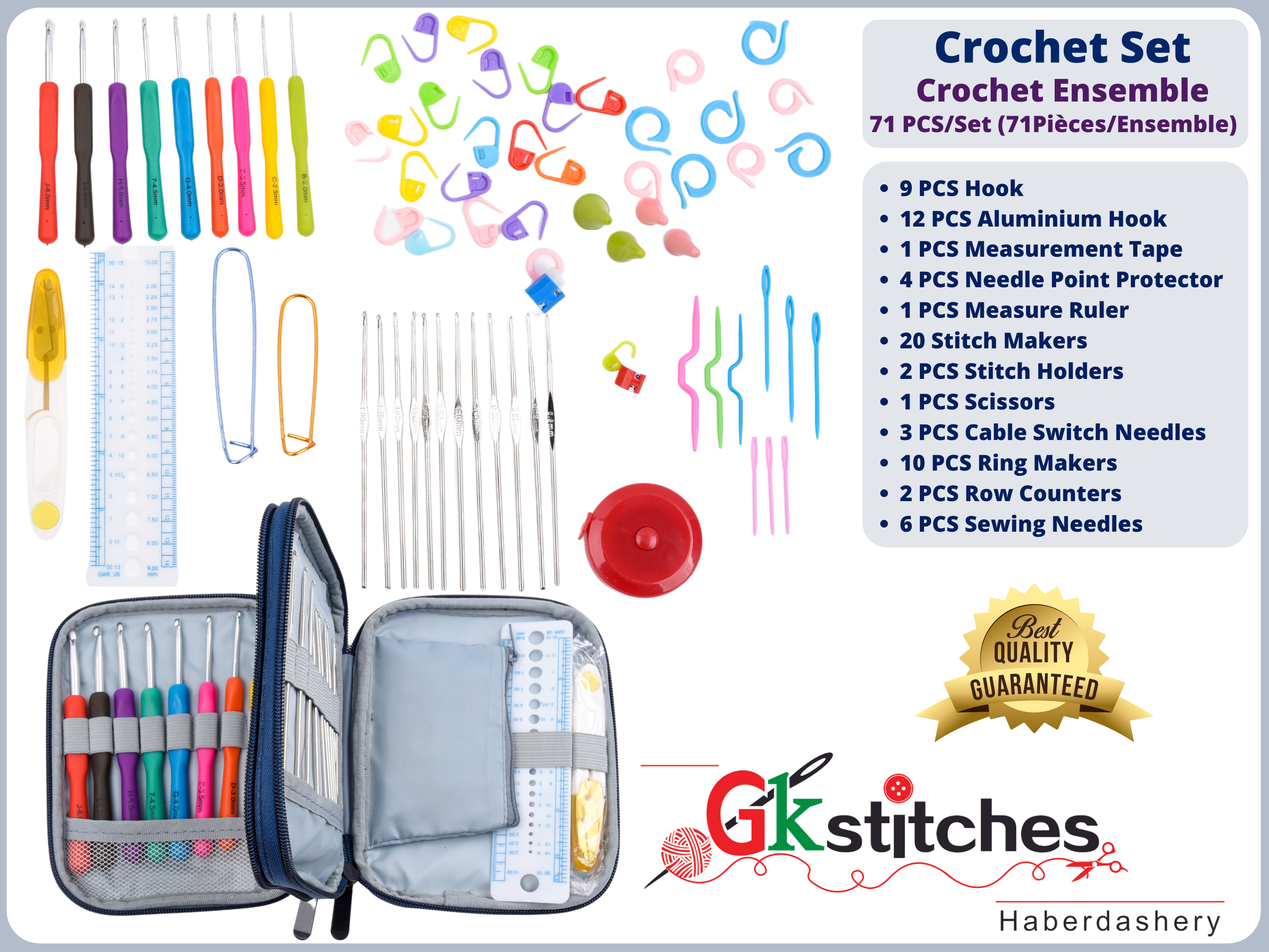 Crochet Hooks Set – Gkstitches