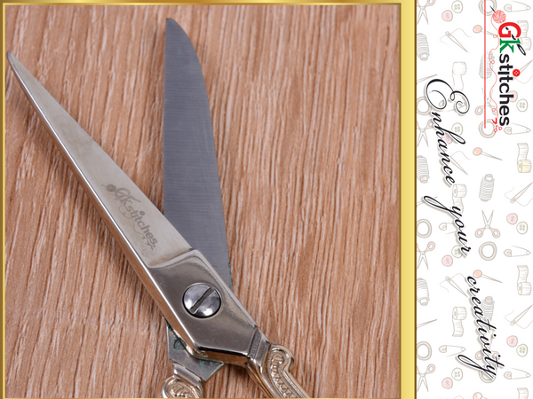 Stainless Scissors with Antique Design - Gkstitches