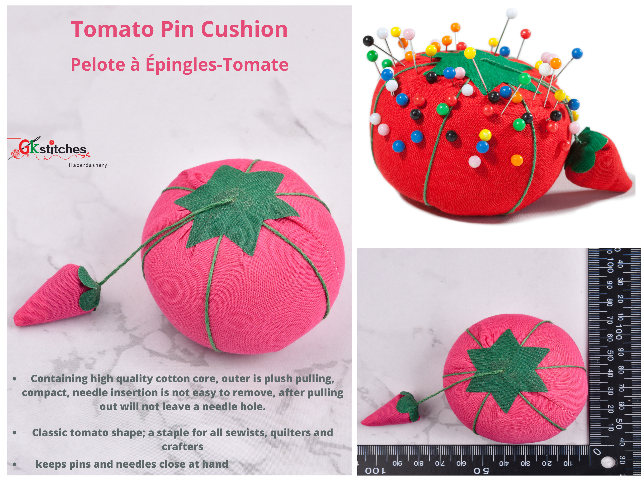 Tomato Pin Cushion History - Simple Simon and Company