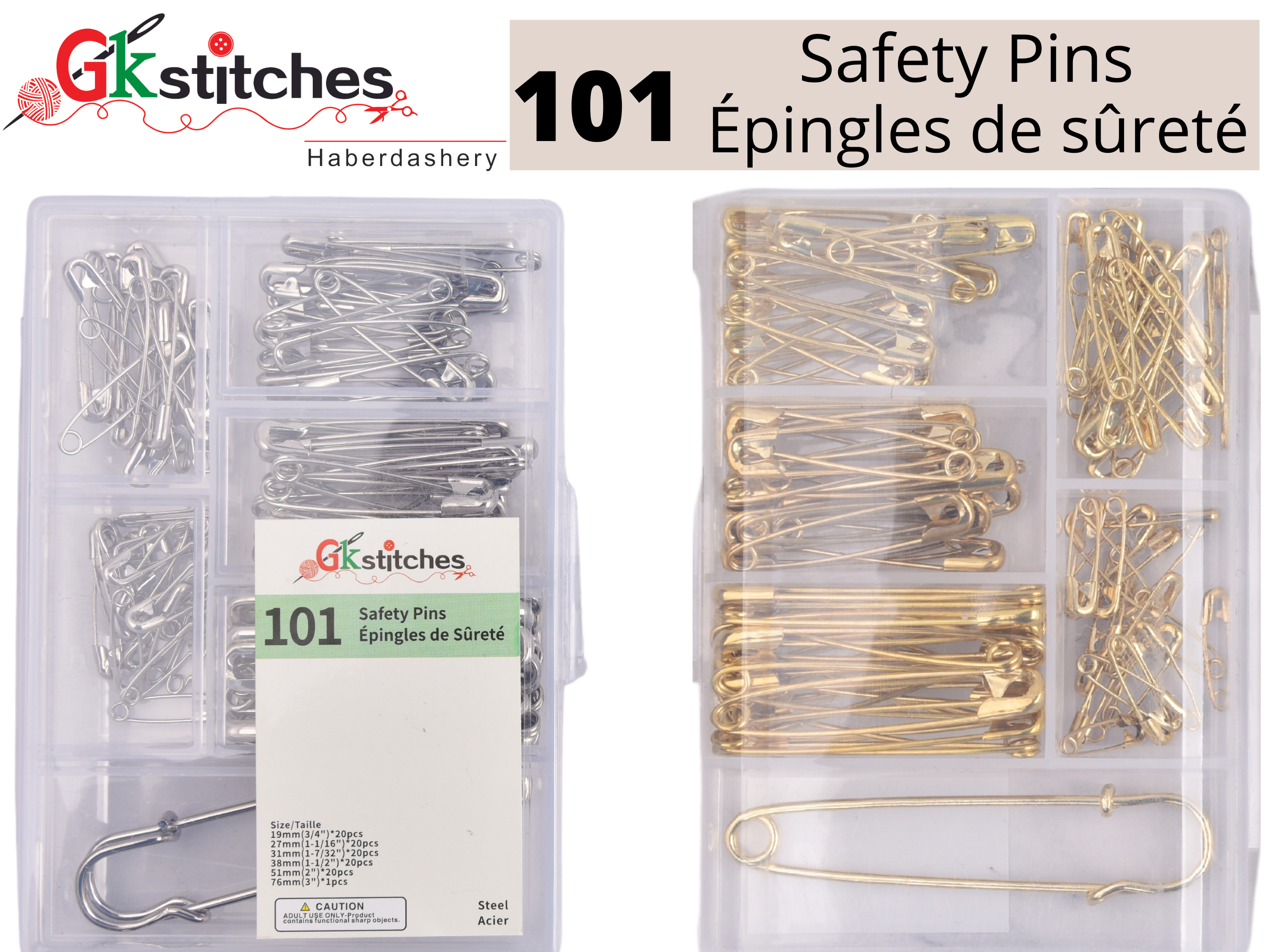Long Pearlized Pins 100 pack – Gkstitches