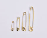 Curved Safety Pins 100 in the pack Different sizes - Gkstitches