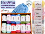 8 Ply Cotton Yarn - Gkstitches