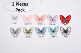 Butterfly Butterflies Mariposa High-quality Patch (2 Pieces Pack) Sew on, Embroidered patches. - GK- 19 - Gkstitches