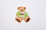 Teddy Bear Patch (2 Pieces Pack) Iron on , Sew on, Embroidered patches. - GK- 50 - Gkstitches