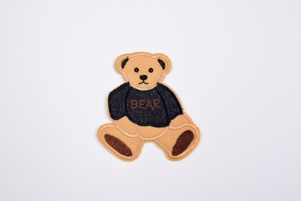  Octory 4 PCS Baby Bear Iron On Patch for Clothing Saw On/Iron  On Embroidered Patch Applique for Jeans, Hats, Bags : Arts, Crafts & Sewing