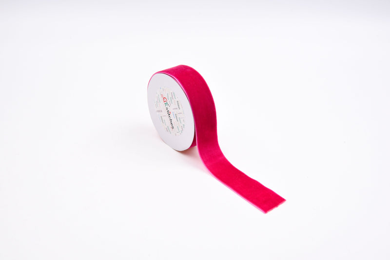Luxury Velvet Ribbon 25mm wide - Gkstitches
