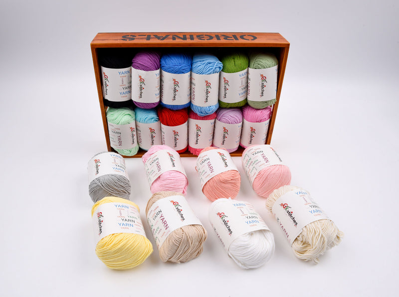 8 Ply Cotton Yarn - Gkstitches