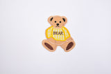 Teddy Bear Patch (2 Pieces Pack) Iron on , Sew on, Embroidered patches. - GK- 50 - Gkstitches