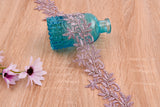 Floral Border Crochet Lace Trim with Handwork Beads - GK- 67 - Gkstitches