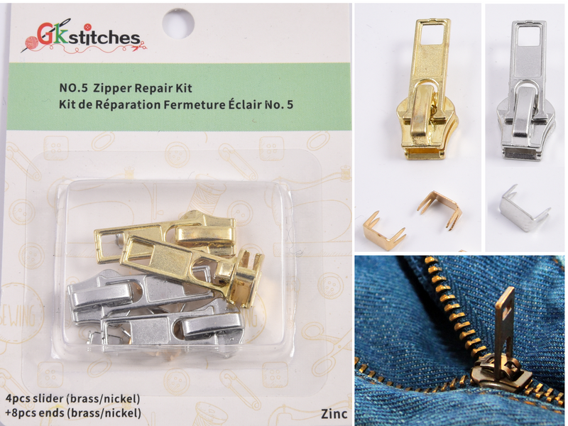 No5. Zipper Repair Kit - Gkstitches