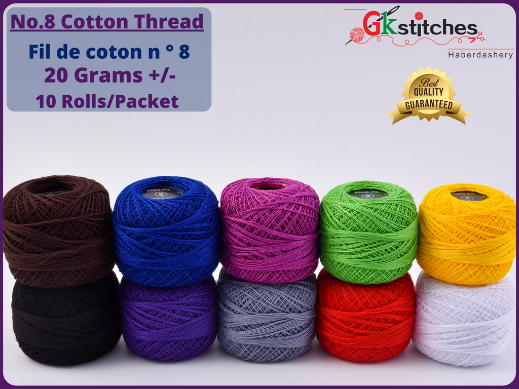 Cotton best sale embroidery thread